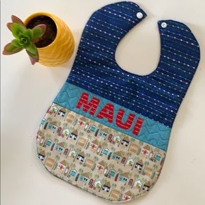 Handmade baby bib